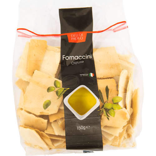 Foto van Deli Di Paolo Fornaccini olio di oliva op witte achtergrond