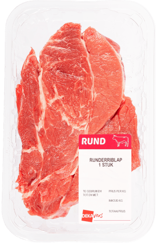 Foto van DekaVers Riblappen op witte achtergrond
