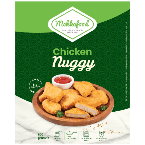 Foto van Mekkafood Nuggy op witte achtergrond