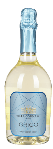 Foto van Villa Cornaro Pinot grigio spumante op witte achtergrond