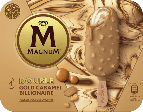 Ola Magnum double gold choc.billion 4 stuks