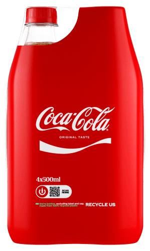 Foto van Coca-Cola Regular op witte achtergrond