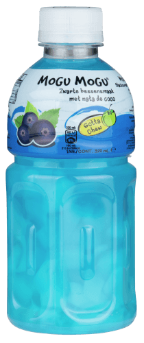 Foto van Mogu Mogu Blackcurrant op witte achtergrond