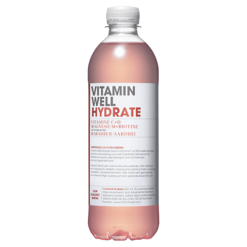 Foto van Vitamin Well Sportdrank hydrate op witte achtergrond
