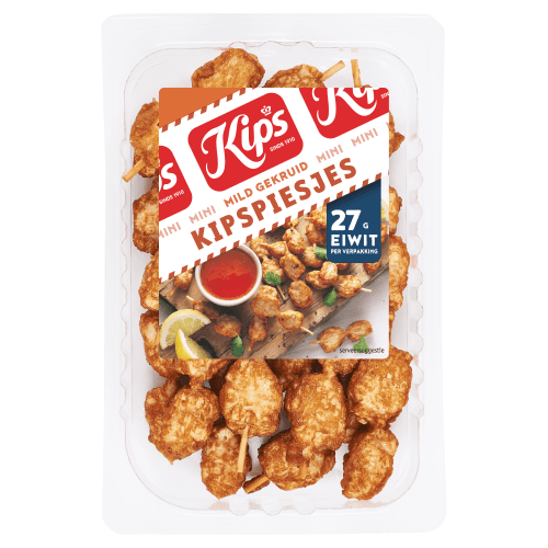 Foto van Kips Kipspiesjes op witte achtergrond