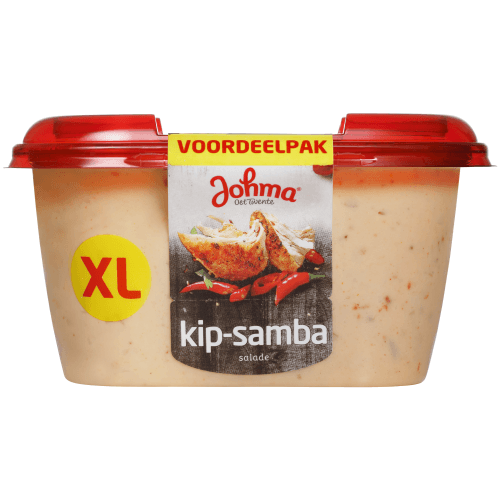 Foto van Johma Salade kip samba xl op witte achtergrond