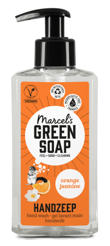 Foto van Marcel's Green Soap Handzeep orange&jasmin op witte achtergrond