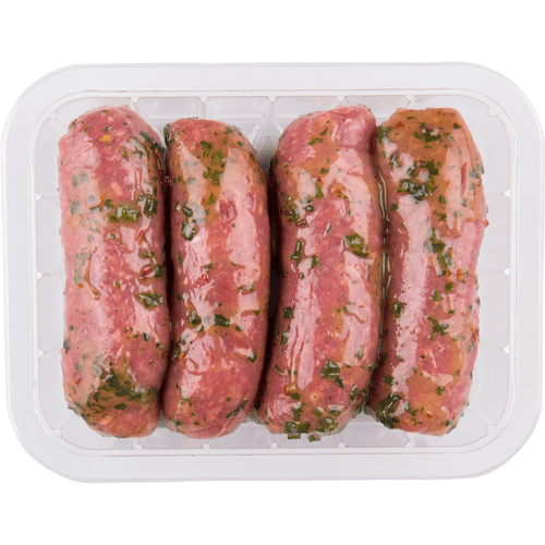 Foto van DekaVers Rundersaucijs mediterraanse knoflook 4 stuks op witte achtergrond