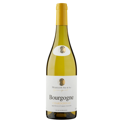 Foto van Marillier Bourgogne chardonnay op witte achtergrond