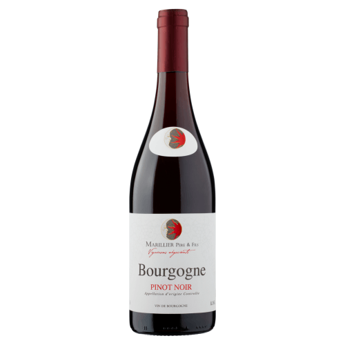 Foto van Marillier Bourgogne pinot noir op witte achtergrond