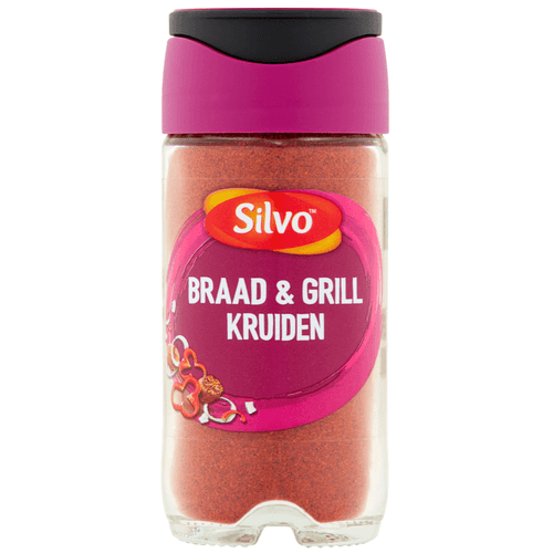 Foto van Silvo Braad en grillkruiden op witte achtergrond