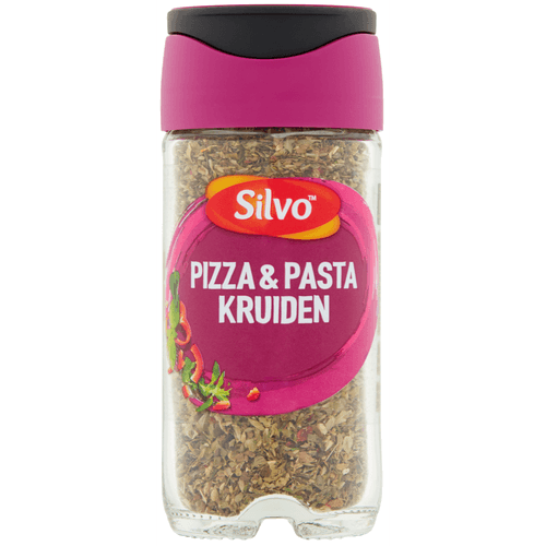Foto van Silvo Pizzakruiden op witte achtergrond