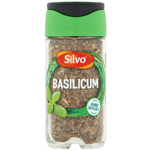 Foto van Silvo Basilicum op witte achtergrond