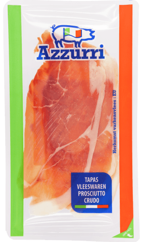 Foto van Azzurri Crudo op witte achtergrond