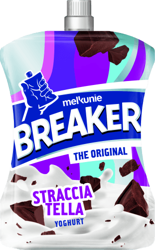 Foto van Melkunie Breaker stracciatella op witte achtergrond