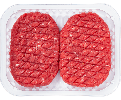 Foto van DekaVers Steak de boeuf 2 stuks op witte achtergrond