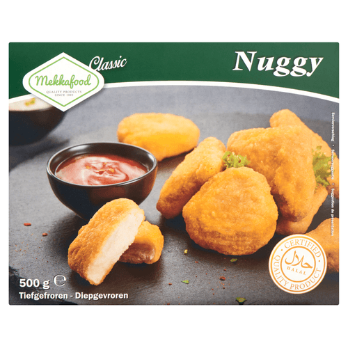 Foto van Mekkafood Nuggy op witte achtergrond
