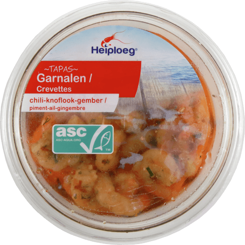 Heiploeg Garnalen in chili olie