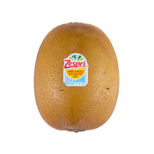 Foto van Zespri Kiwi sungold op witte achtergrond