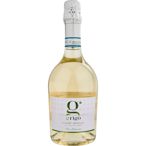 Foto van Villa Cornaro Pinot grigio spumante op witte achtergrond
