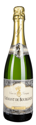 Foto van Caves de Marsigny Cremant de bourgogne brut op witte achtergrond