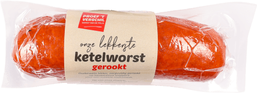 Foto van Proef 't Verschil Ketelworst op witte achtergrond
