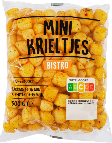 Foto van Minikrieltjes bistro op witte achtergrond