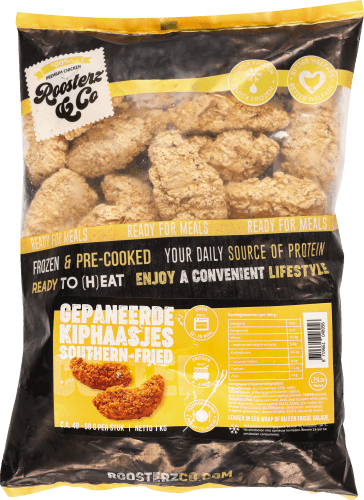 Foto van Roosterz & Co Karaage op witte achtergrond