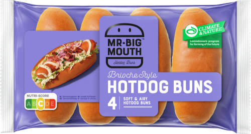 Mr. Big Mouth Hotdog buns