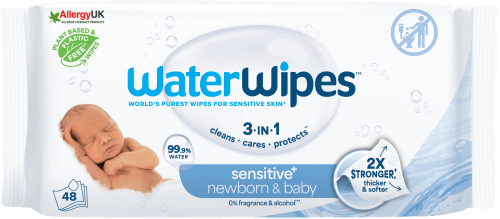 Foto van Waterwipes Babydoekjes op witte achtergrond