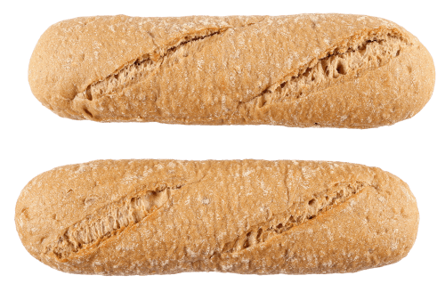 Foto van Demi baguette meerzaden desem 2 st. op witte achtergrond