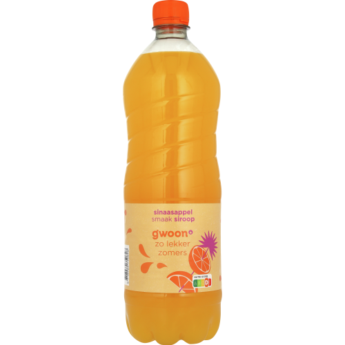 G'woon Limonadesiroop sinaasappel