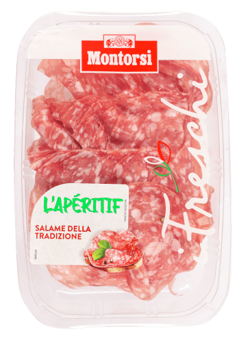 Foto van Montorsi Salame op witte achtergrond