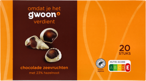 Foto van G'woon Zeevruchten op witte achtergrond