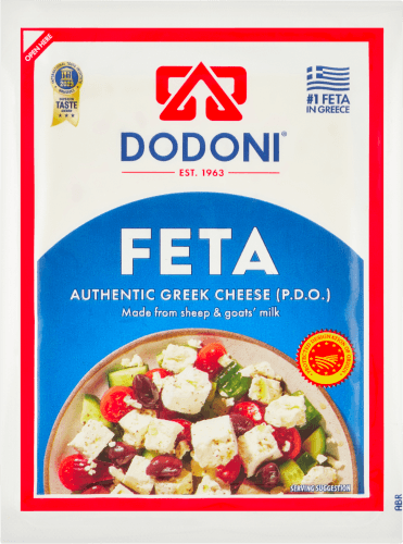 Foto van DODONI Feta op witte achtergrond
