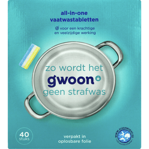 g'woon All-in-One Vaatwastabletten