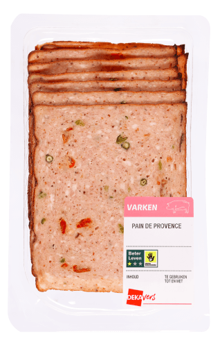 Foto van DekaVers Pain de provence op witte achtergrond