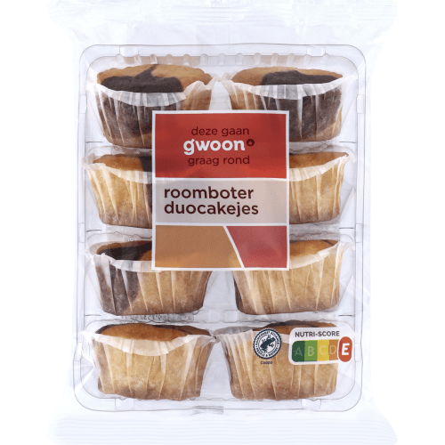 Foto van G'woon Cakejes duo op witte achtergrond