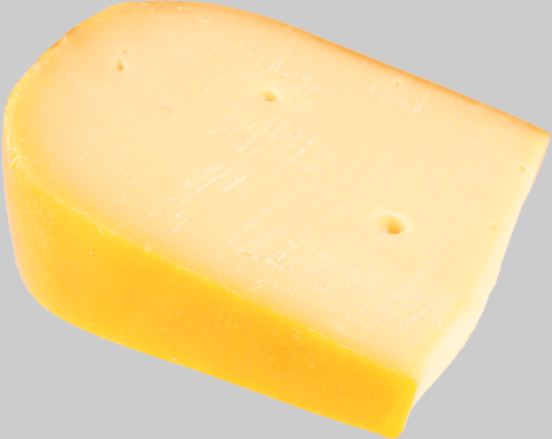 Foto van Velder Nh jong belegen kaas op witte achtergrond