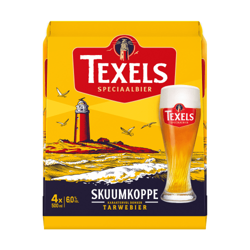 Foto van Texels Skuumkoppe 4 st. op witte achtergrond
