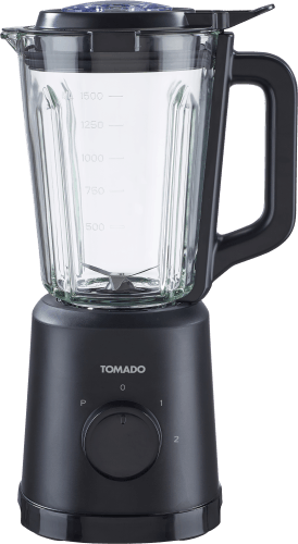 Foto van TOMADO Tomado blender 1.5 liter glaskan op witte achtergrond
