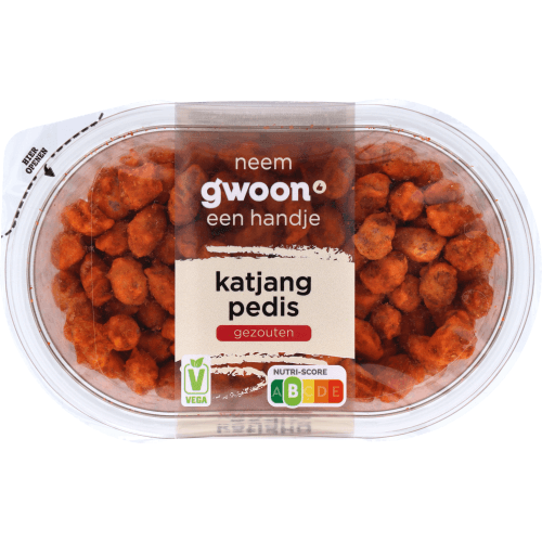 Foto van G'woon Katjang pedis op witte achtergrond
