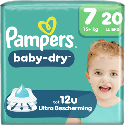Pampers Baby-dry maat 7 - 20 Stuks