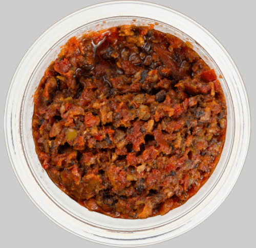 Foto van DekaVers Tapenade toscaans op witte achtergrond