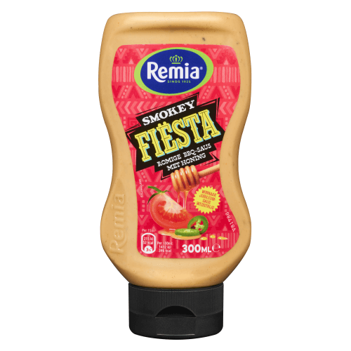 Foto van Remia Tafelsaus smokey fiesta op witte achtergrond