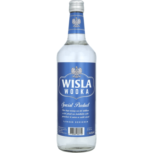 Foto van Wisla Wodka op witte achtergrond