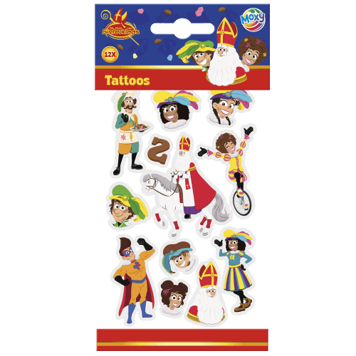 Foto van Club van sint tattoos op witte achtergrond