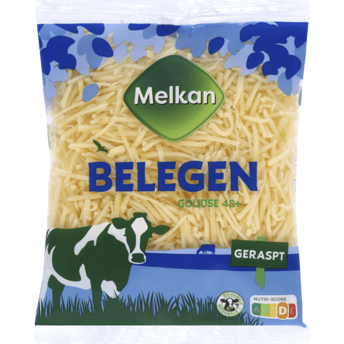 Foto van Melkan Belegen 48+ geraspt op witte achtergrond
