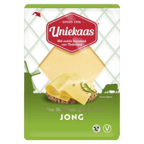 Foto van Uniekaas Jong 48+ stuk op witte achtergrond