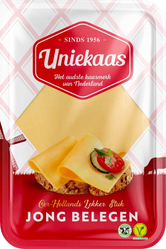 Foto van Uniekaas Jong belegen 48+ stuk op witte achtergrond